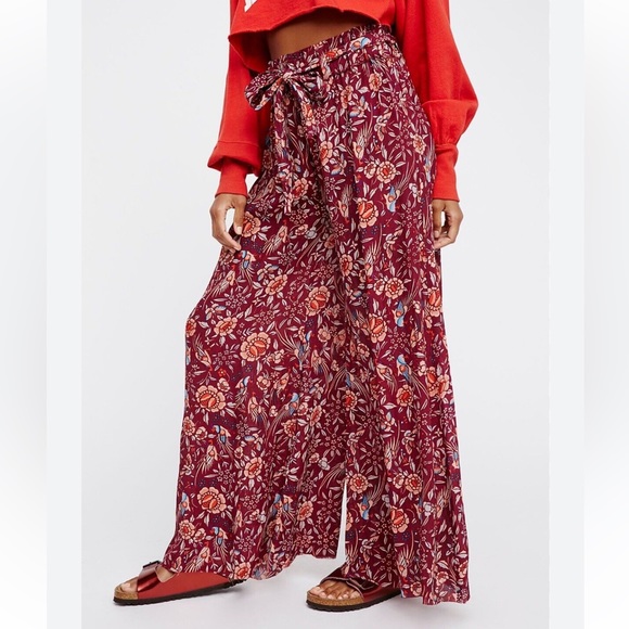 Free People Pants - Free People One Boho Wide Leg High Waisted Pants